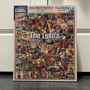 White Mountain The 1980's 1000 Piece Puzzle - Multi-Color